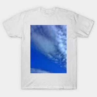 Fluffy Clouds in a Bright Blue Sky T-Shirt